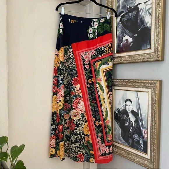 ANTHROPOLOGIE Farm Rio Fiji Midi Skirt - Picture 3 of 16